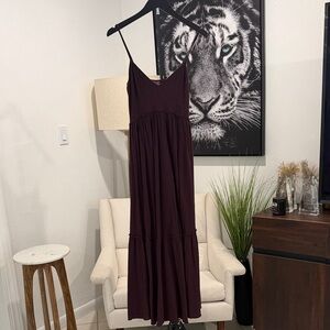 American Eagle Outfitters Plum Maxi Dress